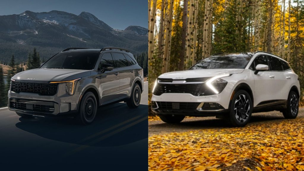 Kia Sportage vs Kia Sorento