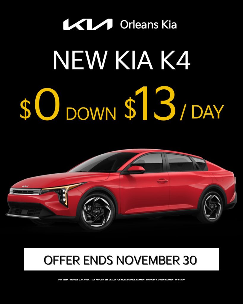 Kia K4 Orleans Ottawa