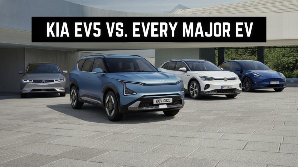 Kia EV5 VS. Every Major EV- Kia EV5 vs Tesla Model Y vs Hyundai Ioniq 5 vs Volkswagen ID4 vs Competitors