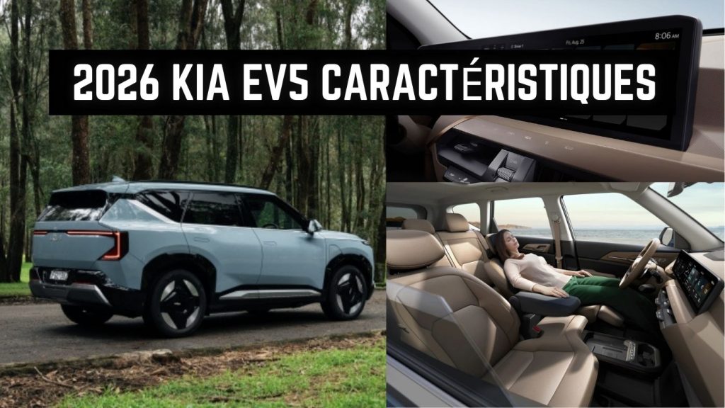 2026 Kia EV5 Caractéristiques SPECS FEATURES Revealed Canada