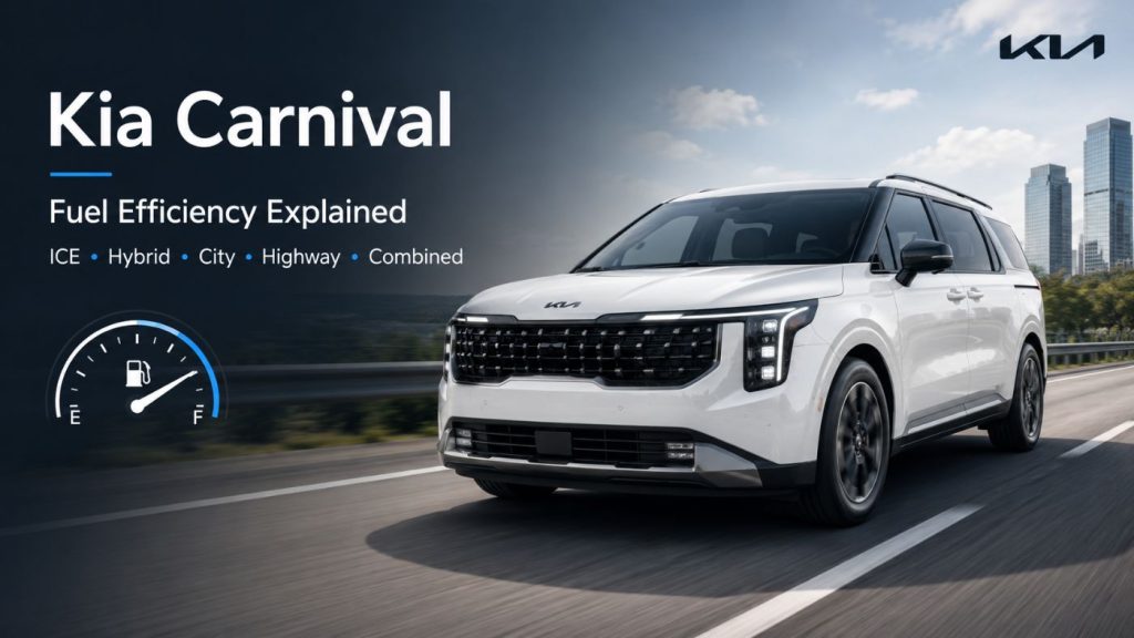 Kia Carnival Fuel Efficiency Hybrid Highway City