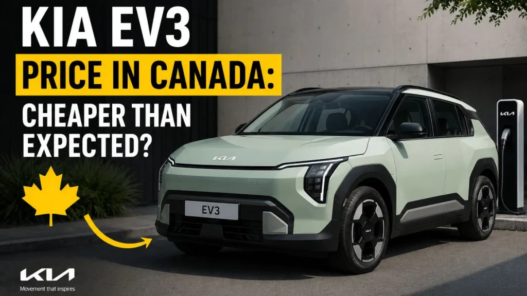2027 Kia EV3 Pricing Canada